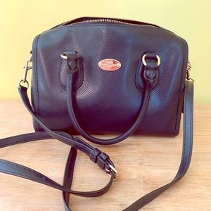 Navy Blue Coach Purse